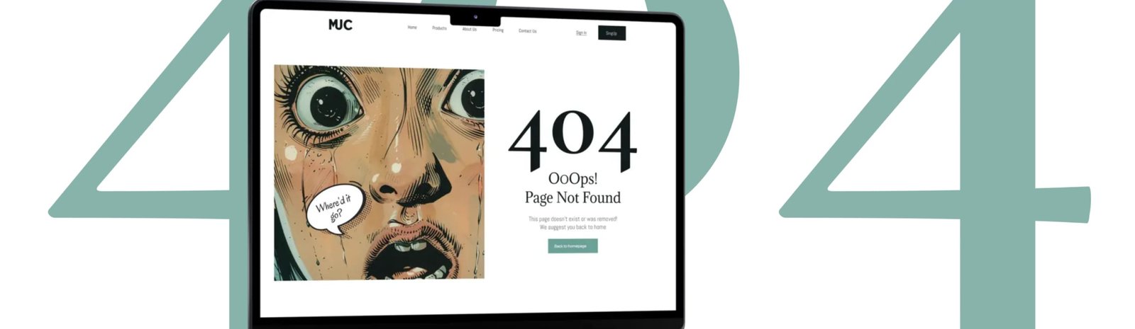 404 Not Found main project visual